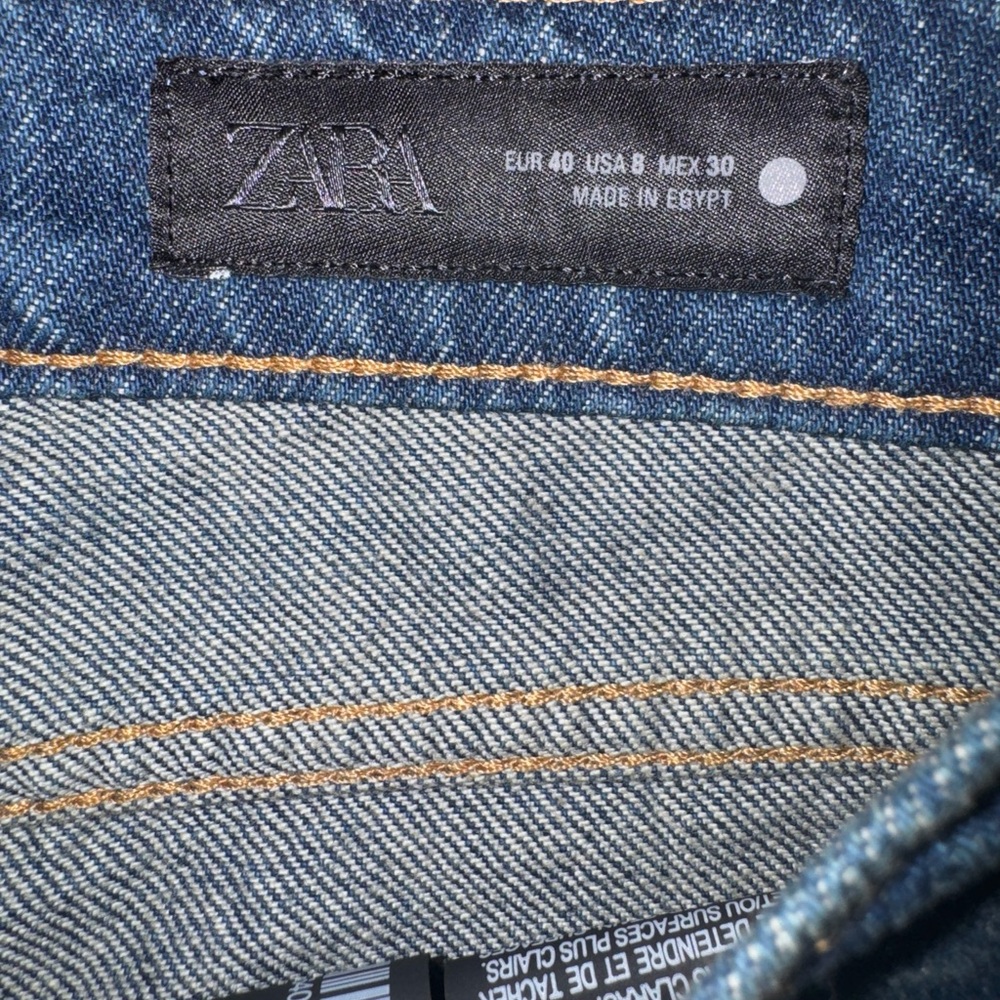 SOLD Zara Classic Blue Jeans Size 8 - Picture 3 of 4